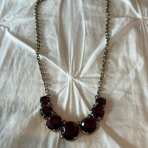 Banana Republic purple gemstone necklace
